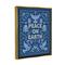 Stupell Industries Peace On Earth Blue Doves Framed Floater Canvas Wall Art